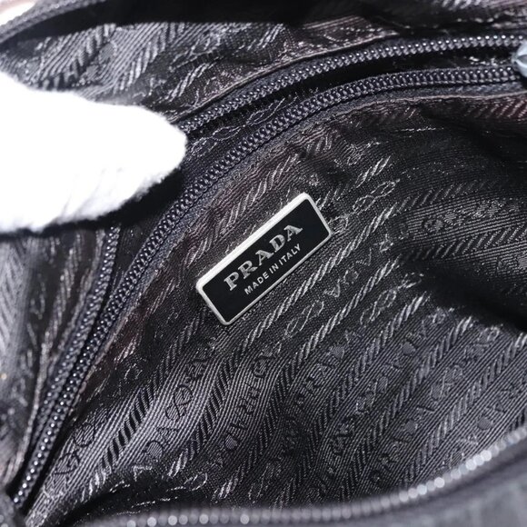 PRADA Shoulder Bag Nylon Black Auth ep11334 - Picture 11 of 16